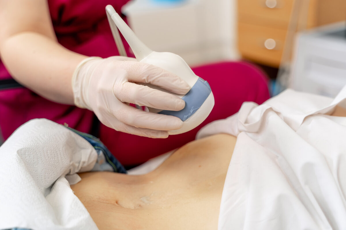 Elective ultrasound basics training with live model